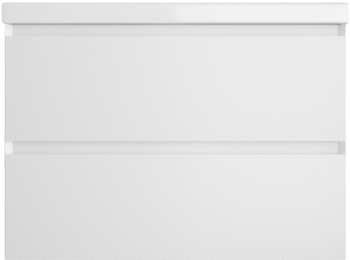 

Style Line Тумба под умывальник Манхэттен 70 2 ящика (подвесная, белый)
