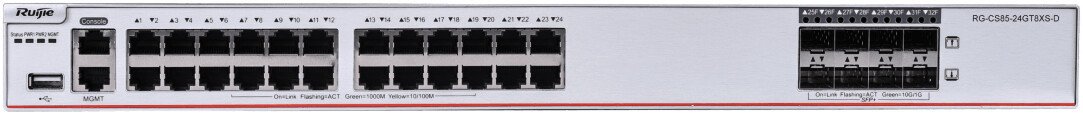 Управляемый коммутатор 3-го уровня Ruijie Networks RG-CS85-24GT8XS-D