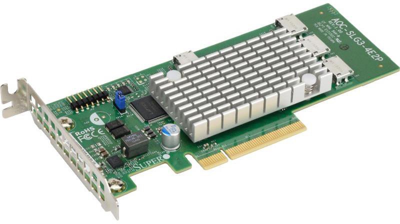 

Планка Supermicro AOC-SLG3-4E2P
