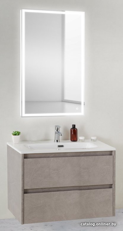 BelBagno Тумба с умывальником Kraft 39-800/390-2C-SO-CG (cemento grigio)