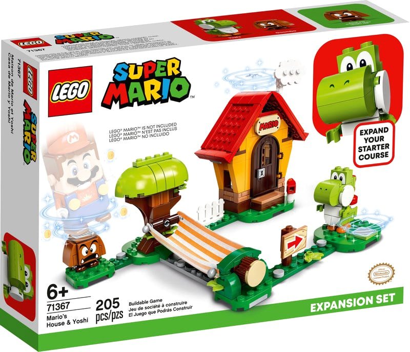 

Конструктор LEGO Super Mario 71367 Дом Марио и Йоши. Дополнительный набор