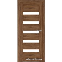 Межкомнатная дверь Юни Бона 03 70x200 (дуб стирлинг/стекло белое)