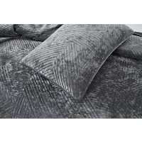 Набор текстиля для спальни Sofi De MarkO Патрисия 240x260 Пок-П-240x260с1 (серый 1)