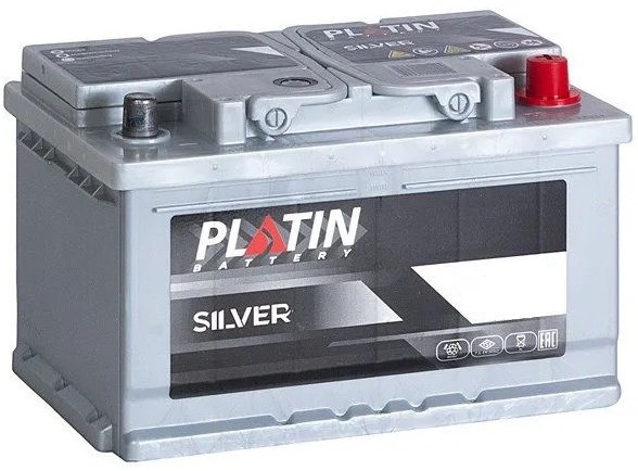 

Автомобильный аккумулятор Platin Silver R+ низ (100 А·ч)