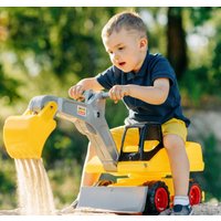 Каталка Полесье Мега-экскаватор колесный