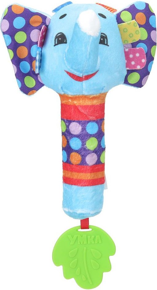 

Погремушка Умка Пищалка слоник UM-SLON-24