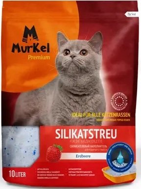 

Наполнитель для туалета MurKel Силикагелевый 10л (клубника)
