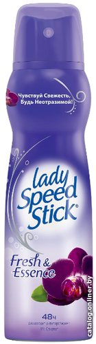 Антиперспирант-спрей Lady Speed Stick Fresh & Essence с ароматом вдохновленным черной орхидеей 150 мл
