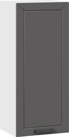 

Шкаф навесной Трия Лорас 1ВВ4 с одной дверью (белый/холст вулкан)