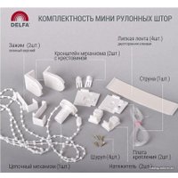 Рулонные шторы Delfa Сантайм Термо-Блэкаут СРШ-01М 7900 68x170 (белый)