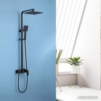 Душевая система  Abber Daheim AF8220B (черный матовый)