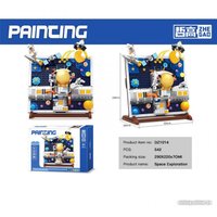 Конструктор Zhe Gao DZ1014 Картина: Исследование космического пространства