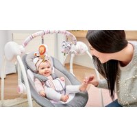 Качалка Lionelo Ruben (серый/бирюзовый)