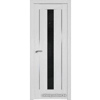 Межкомнатная дверь ProfilDoors 2.48XN L 40x200 (монблан, стекло дождь черный)