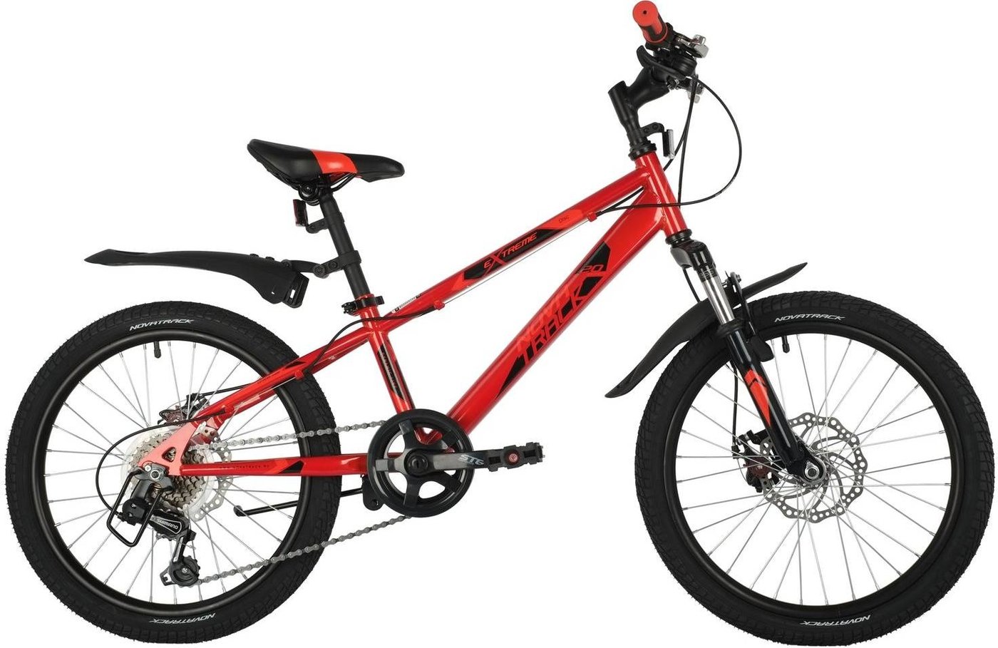

Детский велосипед Novatrack Extrime 6.D 2021 20SH6D.EXTREME.RD21 (красный)