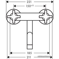 Смеситель Hansgrohe Logis Classic 71287000