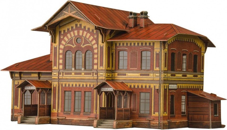 

Сборная модель Умная Бумага Станция Можайская 4627081553179