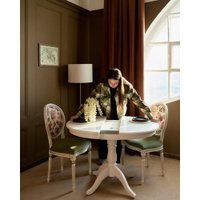 Кухонный стол Виста Вена 90x90/120 (белый)