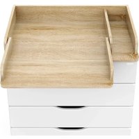 Детский комод Атон Мебель Сириус-2 Wood 804 ПВХ (дуб сонома)