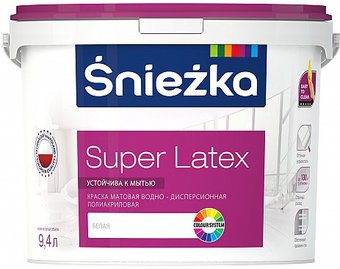 Sniezka Super Latex 9.4 л (белый)