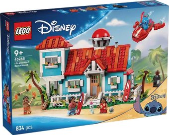 Конструктор LEGO Disney Пляжный домик Лило и Стича 43268