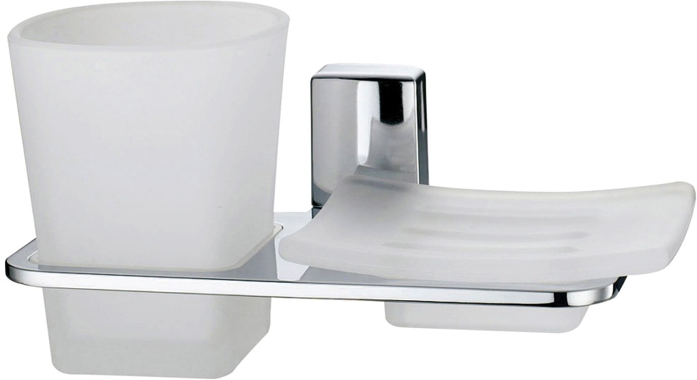 

Держатель для мыльницы и стакана Wasserkraft Leine K-5026