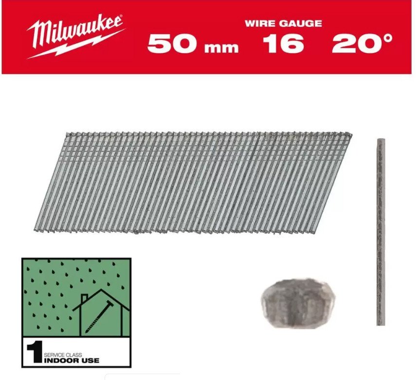 

Гвозди для пистолета Milwaukee 4932492585 (2000 шт)