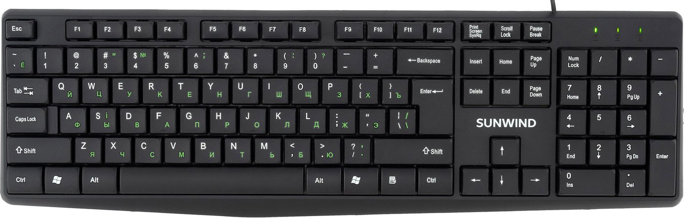 

Клавиатура SunWind SW-KB100