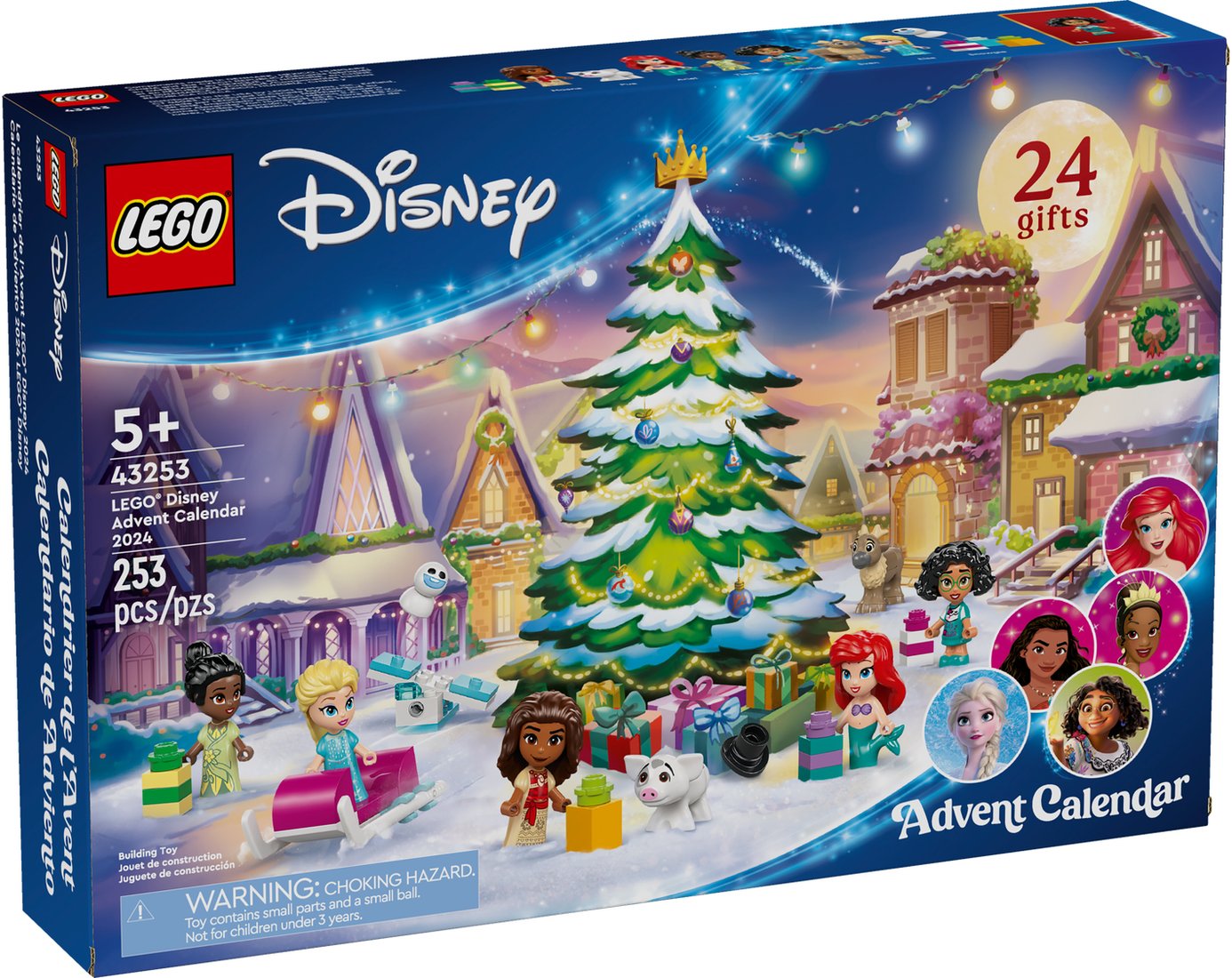 

Конструктор LEGO Disney 43253 Новогодний календарь на 2024 год