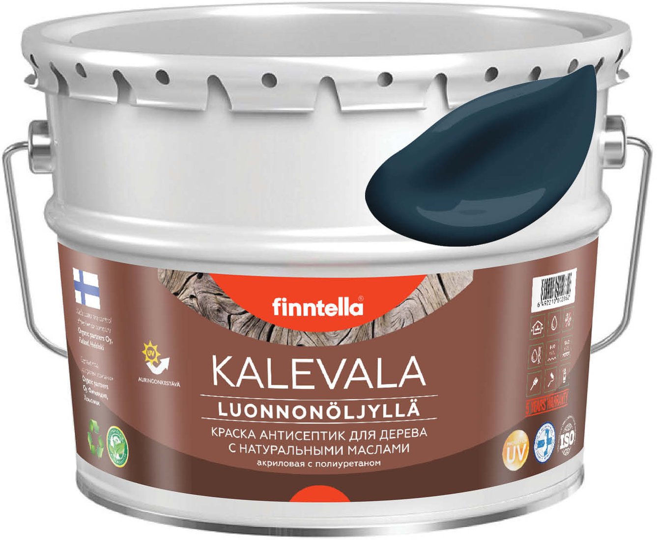 

Краска Finntella Kalevala Yo F-13-1-9-FL009 9 л (зеленый/синий)