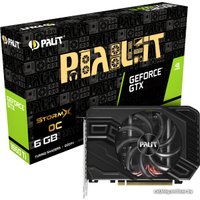 Видеокарта Palit GeForce GTX 1660 Ti StormX OC 6GB GDDR6 NE6166TS18J9-161F