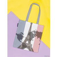 Сумка шоппер JoyArty Карта и париж bsh_8425