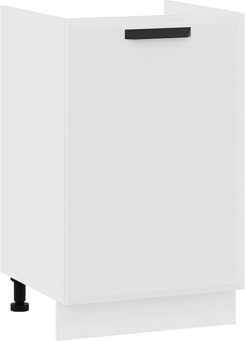 

Шкаф напольный Трия Тиана 1Н5М (белый/белый супермат)