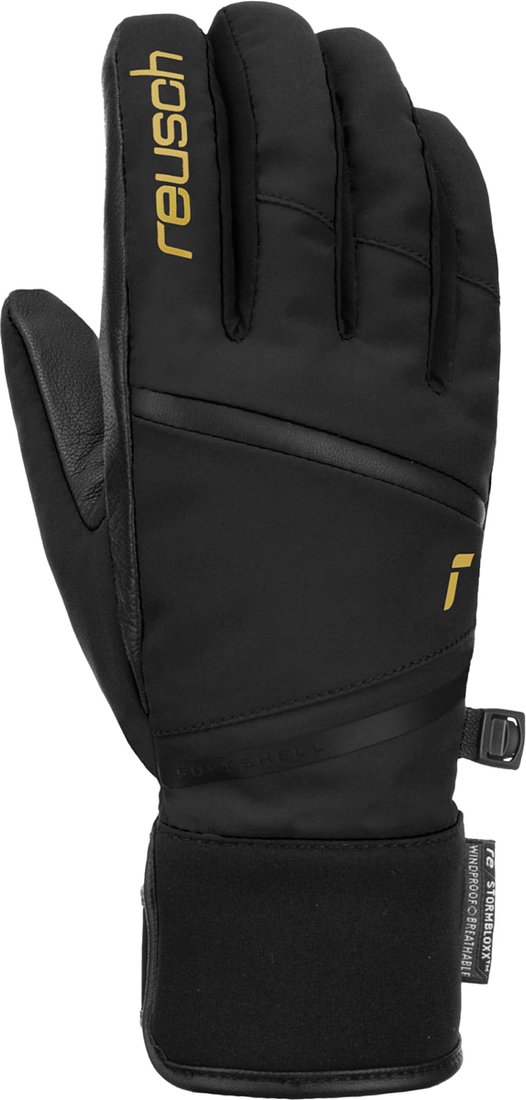 

Горнолыжные варежки Reusch Tessa Stormbloxx 6231138_7707 (р-р 8, Black/Gold Inch)