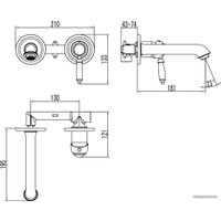 Смеситель Lemark Villa LM4826C