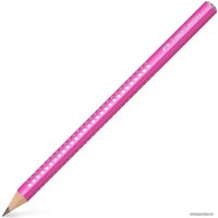 Простой карандаш Faber Castell Grip Jumbo Sparkle 111612 (розовый)