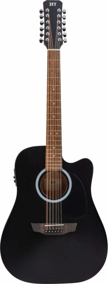 

Электроакустическая гитара JET JDEC-255/12 BKS