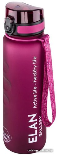 Бутылка для воды Elan Gallery Style Matte 1л 280144 (бургундия)