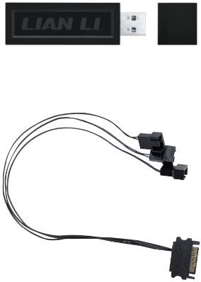 Контроллер скорости и подсветки вентиляторов Lian Li L-Wireless Controller G89.RF-T-B.01