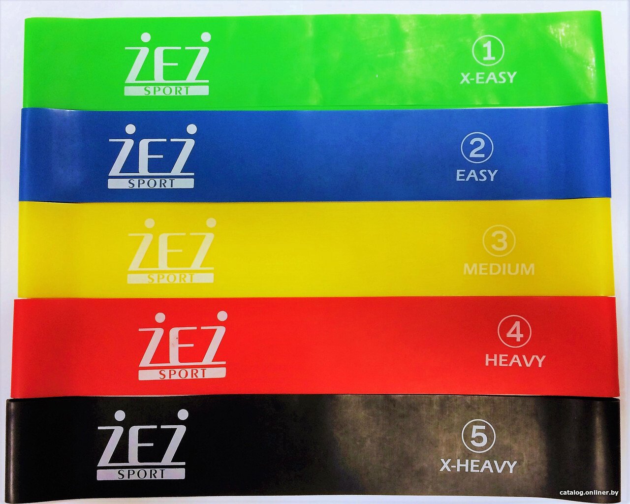Набор фитнес резинок ZEZ Sport 650К (5 шт)