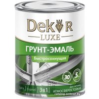 Грунт-эмаль Dekor Sprint 3 в 1 быстросохнущая 0.9 кг (черный)