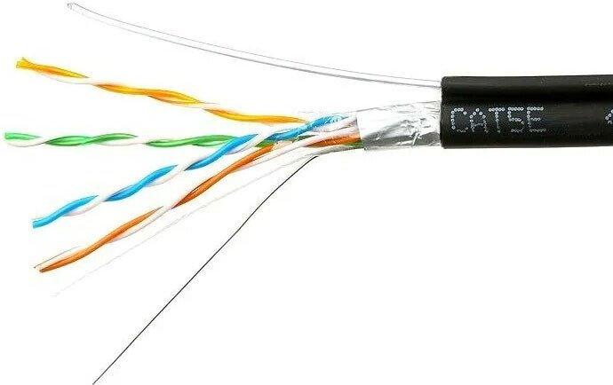 Кабель Skynet Cable Premium CSP-FTP-4-CU-OUTR/100 (100 м, черный)