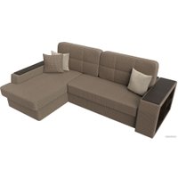 Угловой диван Лига диванов Брюссель левый 110660L (рогожка корфу 03)