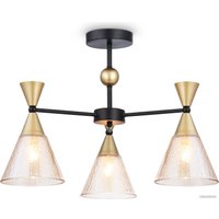 Люстра средней высоты Ambrella light Traditional TR3169/3 BK/GD