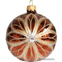 Елочная игрушка Орбитал Шар Д-384 200-077-1 (8см, шоколадный глянец)