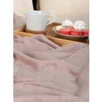 Плед Tex Republic Absolute Однотонный Фланель 150x200 31554 (розовая пудра)