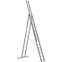 Лестница-стремянка Алюмет трехсекционная профессиональная P3 9318