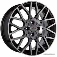 Литые диски X'trike X-132 15x6" 4x100мм DIA 54.1мм ET 46мм BK/FP