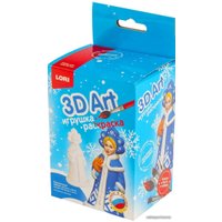 Набор для рисования Lori 3D Art. Игрушка-раскраска Снегурочка с белочкой Ир-018