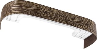 Карниз для штор Legrand Эдельвейс (2.8 м, шоколад)